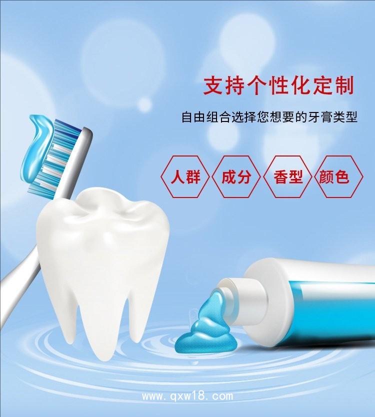 牙膏代加工廠家/二類械字號妝字號文號齊全，成人兒童牙膏OEM貼牌代加工