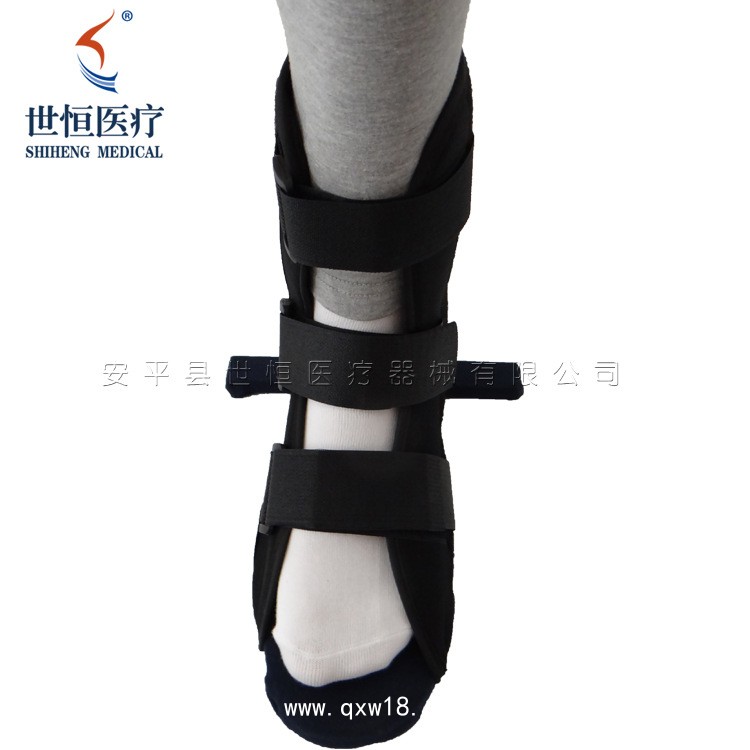 世康恒達 丁字木板鞋踝骨骨折關(guān)節(jié)固定夾板成人兒童防旋鞋丁字踝足鞋