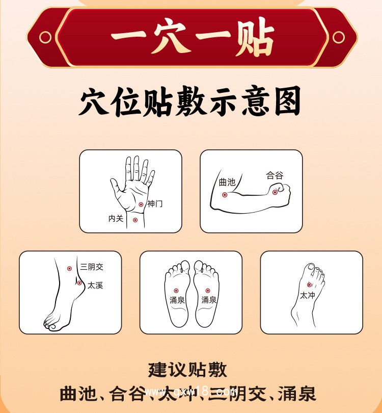 穴位磁療貼（高血壓）/ 二類械字號(hào) 可供院線終端市場(chǎng)等渠道